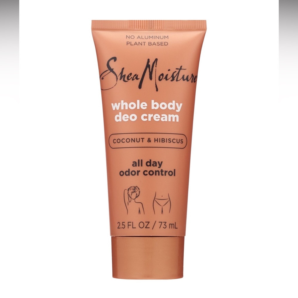Shea Moisture Whole Body Deo Cream Coconut & Hibiscus No Aluminum New 2.5oz 2 CT
